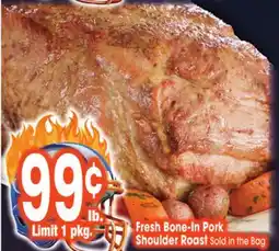 Jewel-Osco Fresh Bone-In Pork Shoulder Roast offer