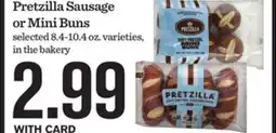 Mariano's Pretzilla Sausage or Mini Buns offer
