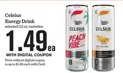 Mariano's Celsius Energy Drink offer