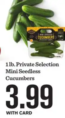 Mariano's Private Selection Mini Seedless Cucumbers offer
