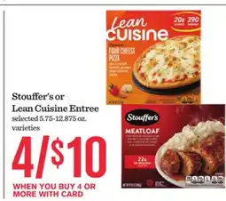 Mariano's Stouffer's or Lean Cuisine Entree offer