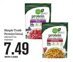 Mariano's Simple Truth Protein Cereal offer