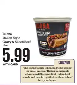 Mariano's Buona Italian Style Gravy & Sliced Beef offer