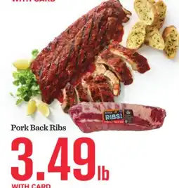 Mariano's Pork Back Ribs offer