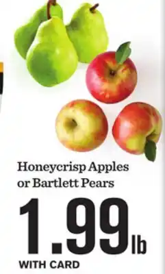 Mariano's Honeycrisp Apples or Bartlett Pears offer