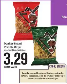 Mariano's Donkey Brand Tortilla Chips offer