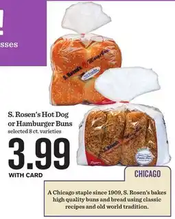 Mariano's S Rosen's Hot Dog or Hamburger Buns offer