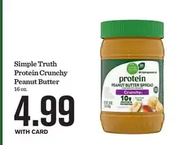 Mariano's Simple Truth Protein Crunchy Peanut Butter offer