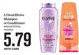 Mariano's L'Oreal Elvive Shampoo or Conditioner offer