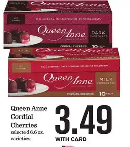 Mariano's Queen Anne Cordial Cherries offer