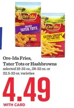 Mariano's Ore-Ida Fries, Tater Tots or Hashbrowns offer