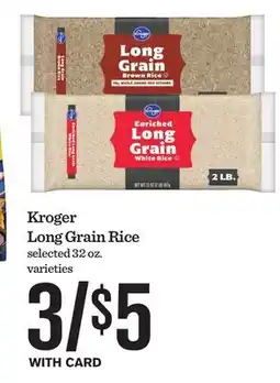 Mariano's Kroger Long Grain Rice offer
