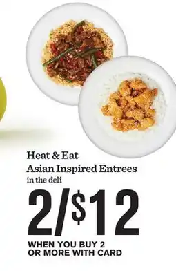 Mariano's Heat & Eat Asian Inspired Entrees offer