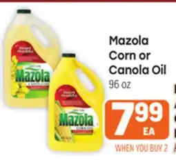 Tony’s Fresh Market Mazola Corn or Canola Oil offer
