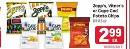 Tony’s Fresh Market Zapp's, Vitner's or Cape Cod Potato Chips offer