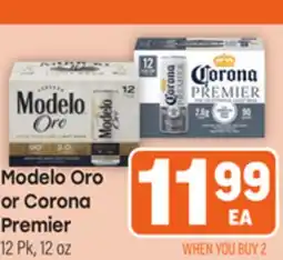 Tony’s Fresh Market Modelo Oro or Corona offer