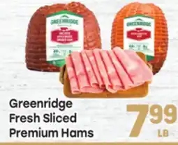 Tony’s Fresh Market Greenridge Fresh Sliced Fresh Sliced Premium Hams offer