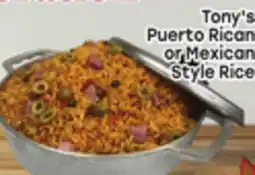 Tony’s Fresh Market Tony's Rican Puerto Rican or Mexican or Mexican Style Rice offer