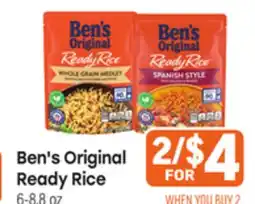 Tony’s Fresh Market Ben's Original Ready Rice offer