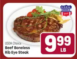 Tony’s Fresh Market Beef Boneless Rib Eye Steak offer