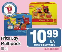 Tony’s Fresh Market Frito Lay Multipack offer