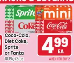 Tony’s Fresh Market Coca-Cola, Diet Coke, Sprite or Fanta offer