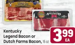 Tony’s Fresh Market Kentucky Legend Bacon or Dutch Farms Bacon offer
