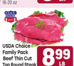 Tony’s Fresh Market USDA Choice Family Pack Beef Thin Cut Top Round Steak offer