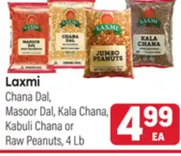 Tony’s Fresh Market Laxmi Chana Dal, Masoor Dal, Kala Chana, Kabuli Chana or Raw Peanuts offer