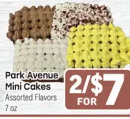 Tony’s Fresh Market Park Avenue Mini Cakes offer