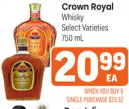 Tony’s Fresh Market Crown Royal Whisky offer