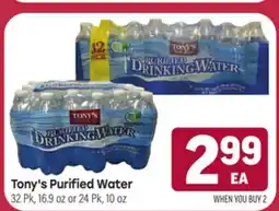 Tony’s Fresh Market Tony's Purified Water offer