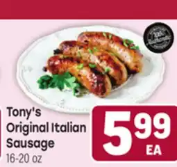 Tony’s Fresh Market Tony's Original Italian Sausage offer