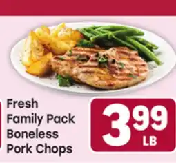 Tony’s Fresh Market Fresh Family Pack Boneless Pork Chops offer