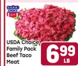 Tony’s Fresh Market USDA Choice Family Pack Beef Taco Meat offer