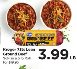 Food 4 Less Kroger 73% Lean Ground Beef offer