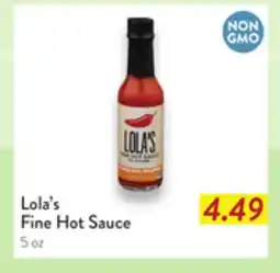 Fresh Thyme Lola's Fine Hot Sauce offer