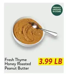 Fresh Thyme Fresh Thyme Honey Roasted Peanut Butter offer