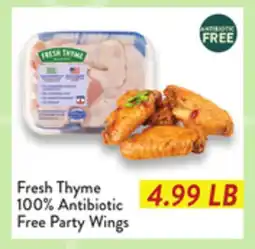 Fresh Thyme Fresh Thyme 100% Antibiotic Free Party Wings offer