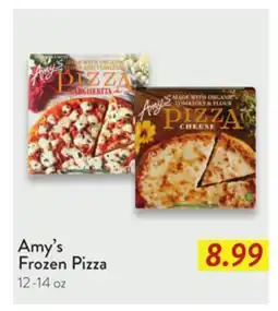 Fresh Thyme Amy's Frozen Pizza offer