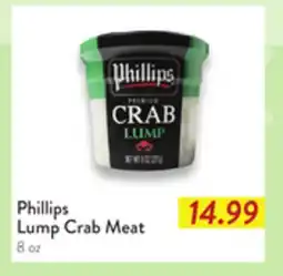 Fresh Thyme Phillips Lump Crab Meat offer