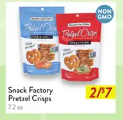 Fresh Thyme Snack Factory Pretzel Crisps offer