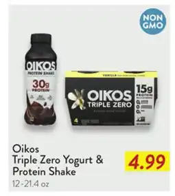 Fresh Thyme Oikos Triple Zero Yogurt & Protein Shake offer