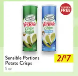 Fresh Thyme Sensible Portions Potato Crisps offer