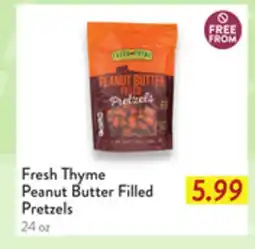 Fresh Thyme Fresh Thyme Peanut Butter Filled Pretzels offer