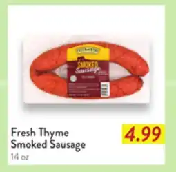 Fresh Thyme Fresh Thyme Smoked Sausage offer