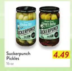 Fresh Thyme Suckerpunch Pickles offer