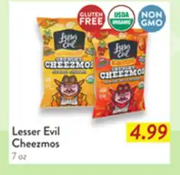 Fresh Thyme Lesser Evil Cheezmos offer