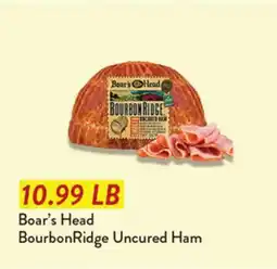 Fresh Thyme Boar's Head BourbonRidge Uncured Ham offer