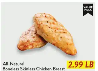 Fresh Thyme All-Natural Boneless Skinless Chicken Breast offer